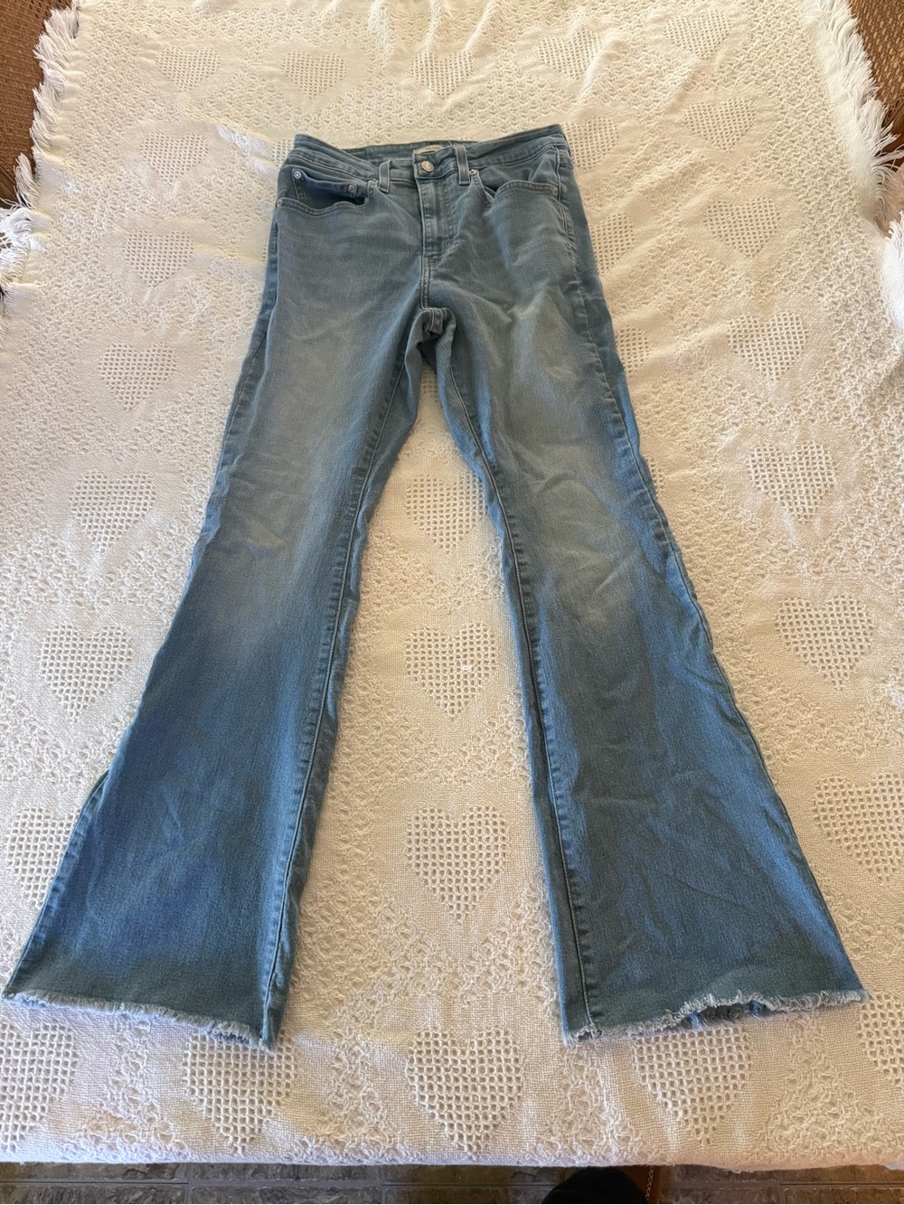 Levi’s 726 Blue Flare Denim Jeans (30)